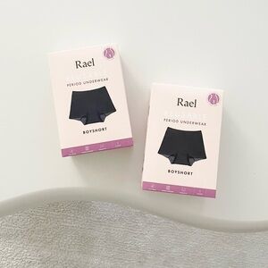 Set of 2 RAEL Reusable Period Boyshort Underwear